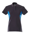 Mascot Dames Poloshirt Accelerate 18393-961 donkermarine-helder blauw